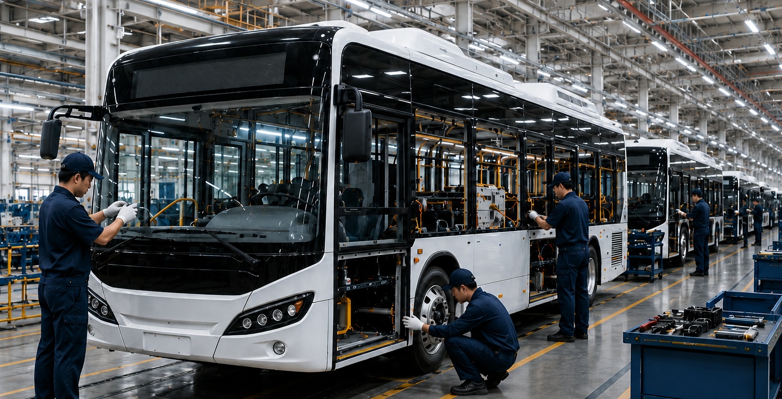 電動巴士 OEM 組裝與整合生產線